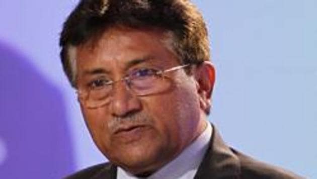 The court had rejected Musharraf’s plea for the adjournment of the hearing on medical grounds and decided to conclude the trial even in his absence.(HT Photo)