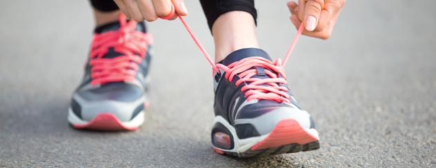 Research shows that people wearing cushioned shoes tend to land harder than if they were wearing less cushioned shoes(Shutterstock)