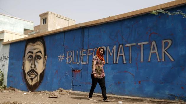 “I’m happy that Sudan still remembers their legacy,” Diab said. Drawing the graffiti had not been easy. Often her team faced resistance from the feared paramilitary group the Rapid Support Forces, who are accused by rights group of carrying out the June 3 raid. “It was a dangerous experience, but worth taking the risks... I was interested in immortalising the legacy of these martyrs in the best way that I knew... through graffiti.” (Ashraf Shazly / AFP)