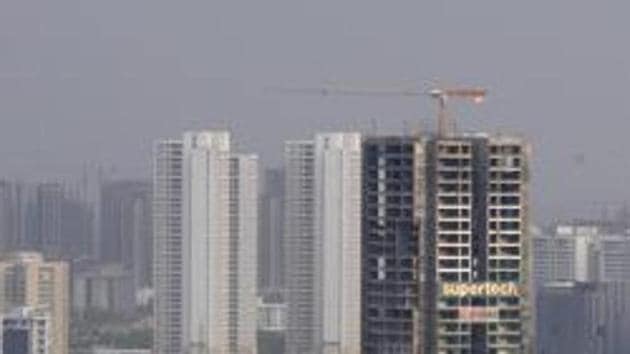 The Noida authority Thursday said it has decided to identify all unsafe illegal buildings across the city and list all developers who are carrying out illegal construction. (Photo by Sunil Ghosh / Hindustan Times) The Noida authority Thursday said it has decided to identify all unsafe illegal buildings across the city and list all developers who are carrying out illegal construction. (Photo by Sunil Ghosh / Hindustan Times)