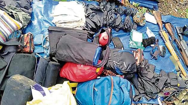 The security forces began the combing operation on Wednesday, following a tip-off that around 15 Maoists were hiding in the forest. (HT Photo)