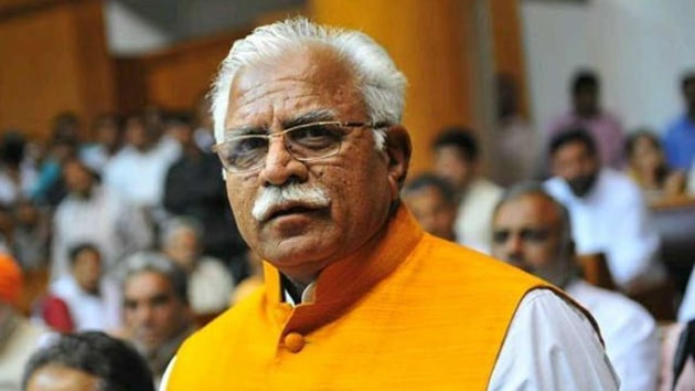 Chandigarh chief minister Manohar Lal Khattar(HT File Photo)