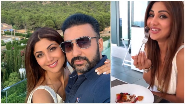 Shilpa Shetty is with her husband Raj Kundra in Spain.