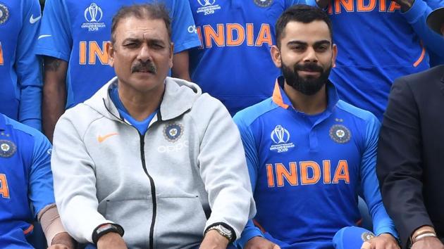 File photo of India's head coach Ravi Shastri and India's captain Virat Kohli. (AFP) File photo of India's head coach Ravi Shastri and India's captain Virat Kohli. (AFP)