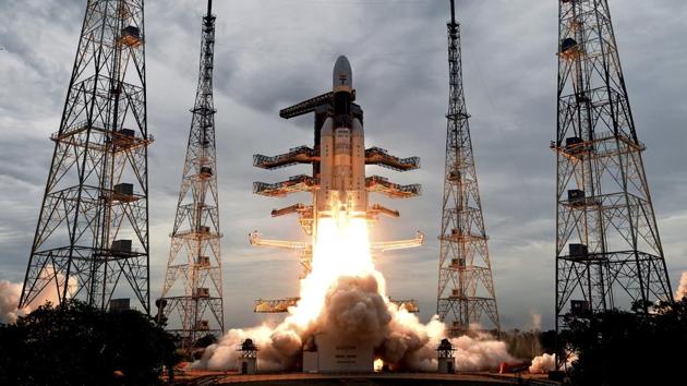 Scientists at ISRO performed the second of the five planned orbit-raising manoeuvre of Chandrayaan-2 in the Earth’s orbit early morning. They were able to forgo the first orbit raising manoeuvre planned for the day after lift-off as the GSLV Mark III “over-performed”. This would save fuel for the spacecraft, which can be used to “play around with the manoeuvre” ISRO chairperson K Sivan said. (ISRO / AP File) Scientists at ISRO performed the second of the five planned orbit-raising manoeuvre of Chandrayaan-2 in the Earth’s orbit early morning. They were able to forgo the first orbit raising manoeuvre planned for the day after lift-off as the GSLV Mark III “over-performed”. This would save fuel for the spacecraft, which can be used to “play around with the manoeuvre” ISRO chairperson K Sivan said. (ISRO / AP File)