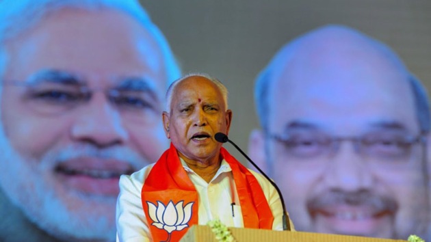 Karnataka chief minister BS Yediyurappa.(PTI Photo)