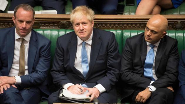 Britain's Prime Minister Boris Johnson during the Houses of Parliament in central London.Johnson joined office on July 25. (UK Parliament / Jessica Taylor / AFP) Britain's Prime Minister Boris Johnson during the Houses of Parliament in central London.Johnson joined office on July 25. (UK Parliament / Jessica Taylor / AFP)