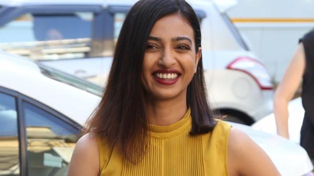 Radhika Apte at the launch of a store in Mumbai's Bandra on May 11, 2019.(IANS)