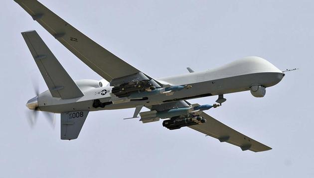 The army and air force had plans to buy 10 Predator-B drones each and the navy, its long-distance surveillance versions.(CREDIT: General Atomics Aeronautical Systems)