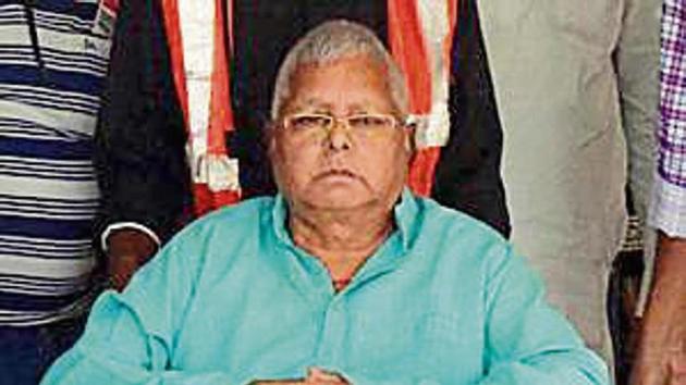 Rashtriya Janata Dal (RJD), chief Lalu Prasad.(HT Photo)