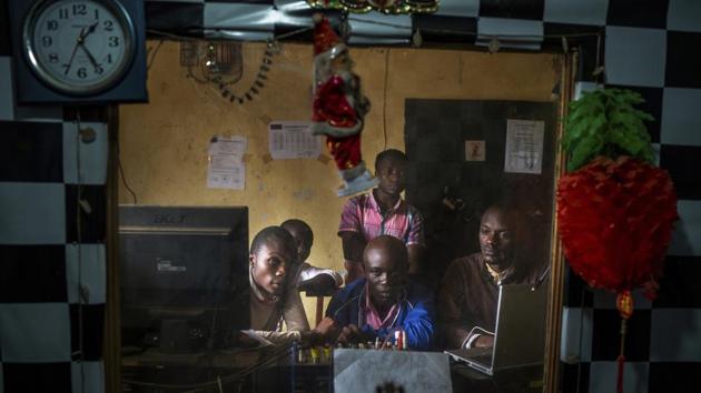 Congolese journalists broadcast an Ebola awareness program from a local radio station in Beni. Nearly a year of public health messages have failed to reach some Congolese who fear the Ebola vaccine is just another ploy to kill people in a region wracked by violence for a quarter century. (Jerome Delay / AP) Congolese journalists broadcast an Ebola awareness program from a local radio station in Beni. Nearly a year of public health messages have failed to reach some Congolese who fear the Ebola vaccine is just another ploy to kill people in a region wracked by violence for a quarter century. (Jerome Delay / AP)