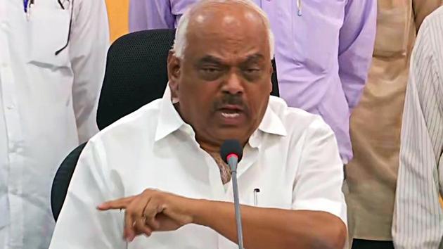 Speaker KR Ramesh Kumar had disqualified three rebels last week and kept disqualification petitions for others pending. This was a message to the 14 that they too would be disqualified from returning to the assembly for its remaining term if they did not fall in line. (ANI Photo)