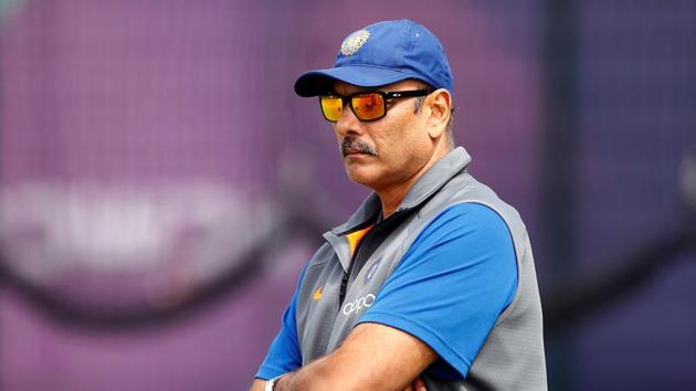 India coach Ravi Shastri during nets at the Cricket World Cup.(Action Images via Reuters) India coach Ravi Shastri during nets at the Cricket World Cup.(Action Images via Reuters)