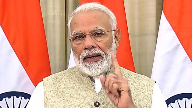 PM Modi will address the nation today through his monthly radio programme ‘Mann ki Baat’ at 11 am.(Photo: ANI)