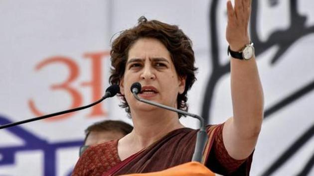 Priyanka Gandhi Vadra, the Congress general secretary on Thursday signaled to the Mayawati-Akhilesh Yadav alliance in Uttar Pradesh that her party’s candidates would not hurt the chances of the opposition candidates.(PTI photo)