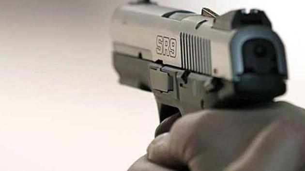 A 50-year-old government school teacher was shot at in Delhi.