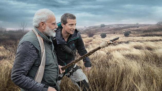 Prime Minister Narendra Modi features on Man vs Wild.(Photo Courtesy: Discovery channel)