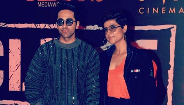 Ayushmann Khurrana with wife Tahira Kashyap.