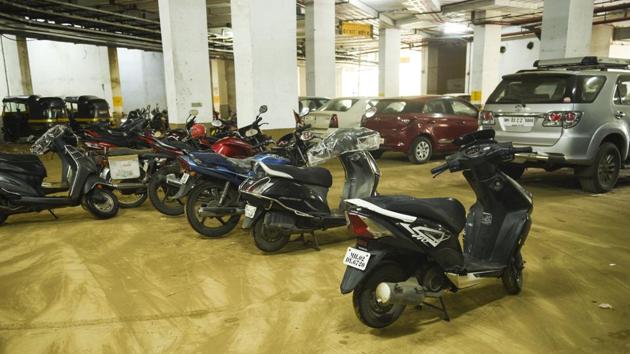 BMC free parking lot at Oshiwara in Mumbai, on Saturday, July 27, 2019. (Pramod Thakur/HT Photo) BMC free parking lot at Oshiwara in Mumbai, on Saturday, July 27, 2019. (Pramod Thakur/HT Photo)