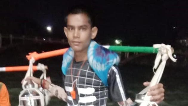 An undated image of Nanu, a 16 year old Kanwariya who got electrocuted from an iron pole at a Kanwar camp at Shambhu Dayal College, in Ghaziabad on Saturday July 27, 2019. An FIR has been registered.(HT Photo) An undated image of Nanu, a 16 year old Kanwariya who got electrocuted from an iron pole at a Kanwar camp at Shambhu Dayal College, in Ghaziabad on Saturday July 27, 2019. An FIR has been registered.(HT Photo)