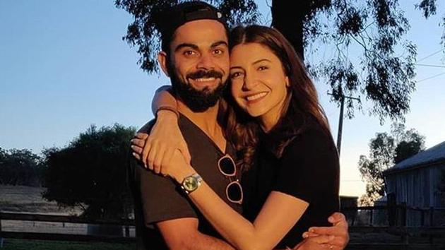 Anushka Sharma and Virat Kohli pose for the camera as they enjoy some time together.(Instagram)