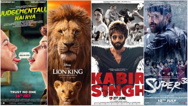 July box office: Films such as Kabir Singh, The Lion King, Super 30 made it a profitable month.