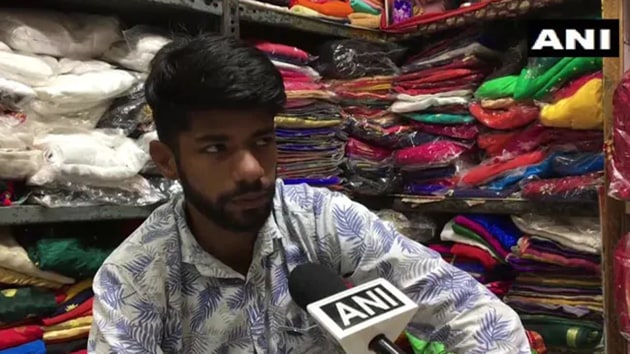 This textile trader from MP is mulling to get rid of the famous surname.(Photo: ANI) This textile trader from MP is mulling to get rid of the famous surname.(Photo: ANI)