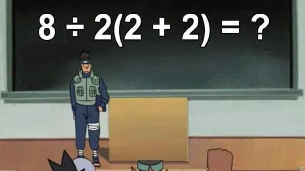 The equation has started a war of sorts among netizens. Can you calculate the right answer?(Twitter/@pjmdoll)