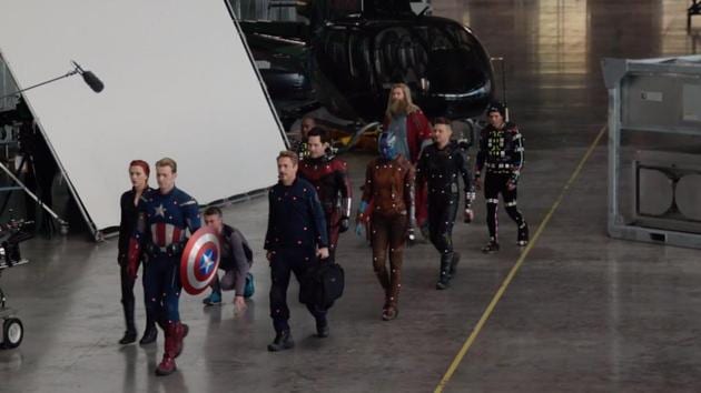 The Quantum Realm suits in Avengers: Endgame were entirely CGI.