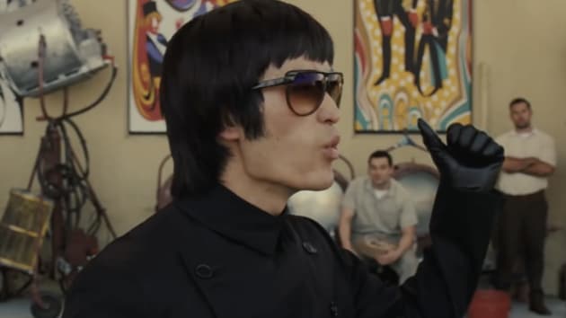 Mike Moh as Bruce Lee in a still from Quentin Tarantino’s Once Upon a Time in Hollywood.