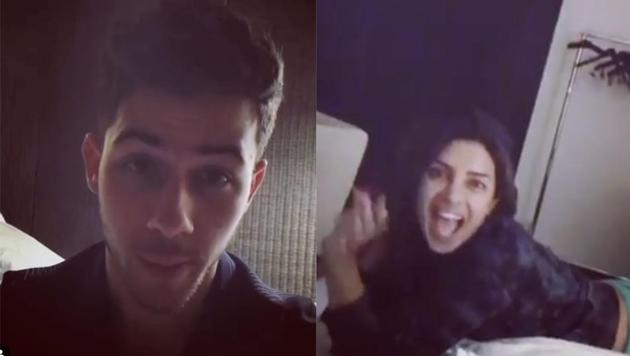 Priyanka Chopra cheers for Nick Jonas ahead of his Happiness Begins tour.