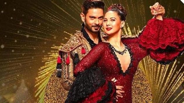 Keith Sequeira and Rochelle Rao in a shot from Nach Baliye 9.