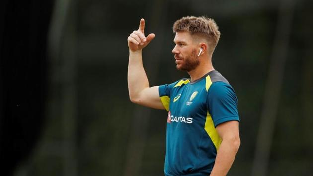 Australia's David Warner during nets before the first Ashes Test at Edgbaston.(Action Images via Reuters)
