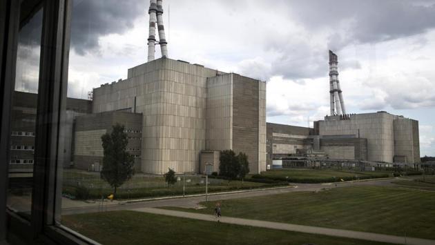 “Chernobyl,” a highly-rated miniseries, continues to send curious watchers to the filming locations in the capital Vilnius and at Ignalina, where glowing uranium rods cool in concrete pools. The plant, which is still open for tourists, drew 2,240 visitors in 2018. By July, 1,630 had visited the plant. And demand is growing, plant officials said. (Mindaugas Kulbis / AP) 