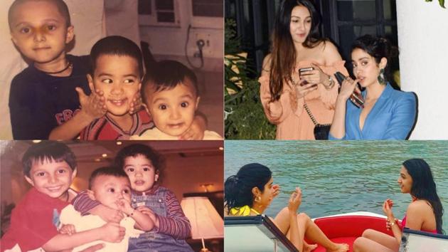 Janhvi Kapoor shared several throwback pictures with her best friend Tanisha.(Instagram)