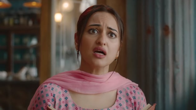 Khandaani Shafakhana movie review: Sonakshi Sinha as Baby Bedi in the film.