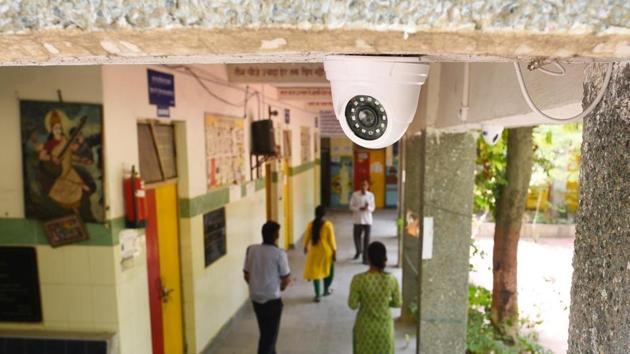 Haryana education department wants CCTV in every school installed.(HT FILE) Haryana education department wants CCTV in every school installed.(HT FILE)