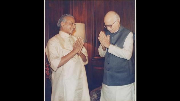 A special court hearing the Babri Masjid demolition case ordered framing of charges against 49 accused, including senior BJP leaders Lal Krishna Advani, Murli Manohar Joshi and Kalyan Singh (L) in September 1997. (HT Archive) A special court hearing the Babri Masjid demolition case ordered framing of charges against 49 accused, including senior BJP leaders Lal Krishna Advani, Murli Manohar Joshi and Kalyan Singh (L) in September 1997. (HT Archive)
