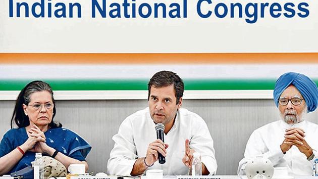 A report drafted by Sam Pitroda on the revival plan of the Congress is expected to be discussed at the Congress Working Committee(HT Photo)