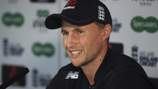 England captain Joe Root speaks during a press conference(AP)