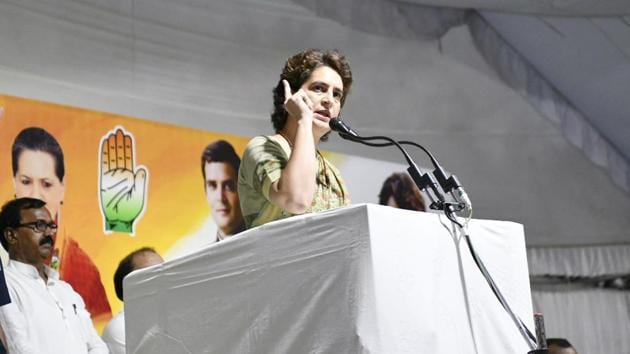 Priyanka Gandhi’s response came when party in-charge for Jharkhand RPN Singh, in course of the meeting, suggested that she should come forward and assume the leadership role.(Photo: ANI)