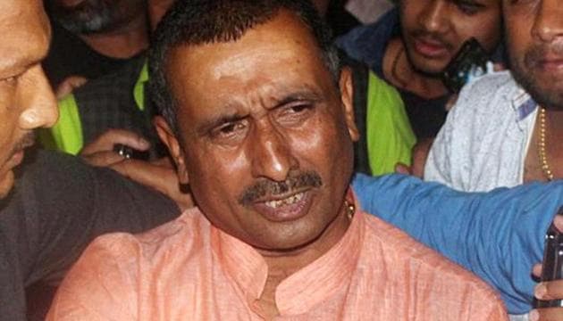 MLA Kuldeep Singh Sengar who is accused of the Unnao rape case.(ANI file photo)