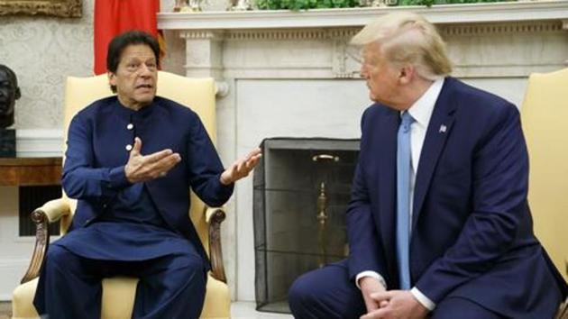 Pakistani Prime Minister Imran Khan with US President Donald Trump(AP FILE) Pakistani Prime Minister Imran Khan with US President Donald Trump(AP FILE)