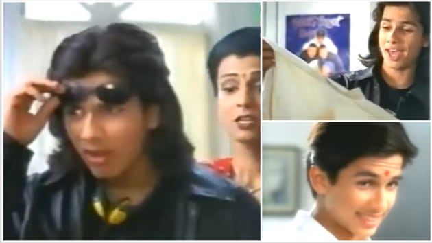 Shahid Kapoor in an ad for a detergent in 1999.