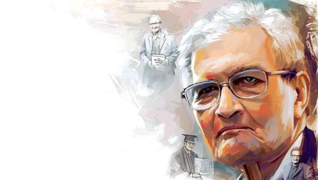 Amartya Sen has been called the Mother Teresa of Economics for his work on famine, human development, welfare economics, the underlying mechanisms of poverty, gender inequality, and political liberalism(Illustration: Unnikrishnan)