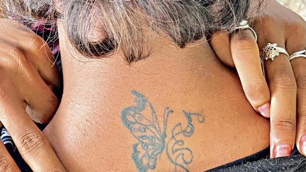 Tattoo of MELA butterfly Family tattoo  custom tattoo designs on  TattooTribescom