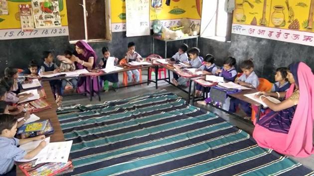 It has been decided that all children below the age of five would be enrolled at Anganwadi centres within three months besides ensuring availability of ration cards for the affected families.(HT File / Photo used for representational purpose)