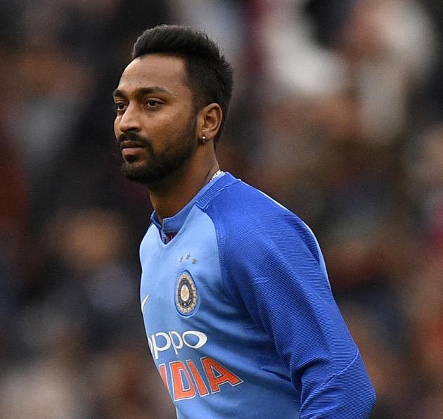 File photo: India all-rounder Krunal Pandya. (AP) File photo: India all-rounder Krunal Pandya. (AP)