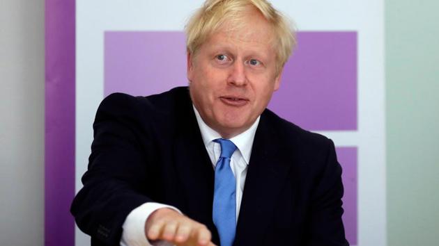 Boris Johnson suffered a setback in his first test as prime minister after the Conservative party on Friday lost a by-election in Wales that reduced its majority in the House of Commons to one(AFP Photo)