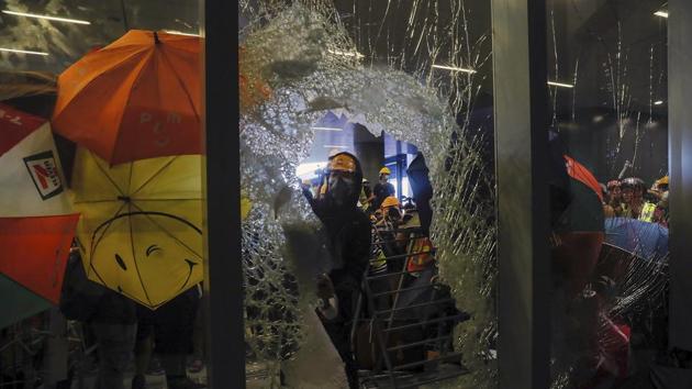 Hong Kong ‘riots’. (AP Photo) Hong Kong ‘riots’. (AP Photo)